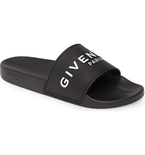 givenchy slides logo slides|givenchy slides for men.